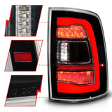 ANZO 09-18 Dodge Ram 1500 Sequential LED Taillights Black - 311469