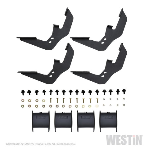 Westin 19-20 Chevy/GMC Silverado/Sierra 1500 Regular Cab R7 Nerf Step Bars - Black - 28-71255