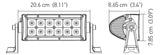 Hella Value Fit Sport 8in Light - 36W Dual Row Flood Beam - LED - 357208001