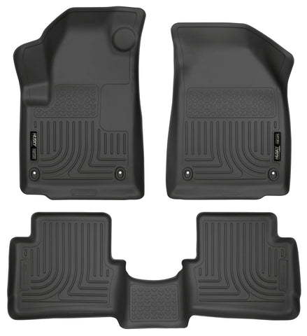 Husky Liners 2013 Dodge Dart WeatherBeater Black Front & 2nd Seat Floor Liners - 99021