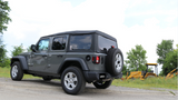 Corsa 18+ Jeep Wrangler JL 2.5in Dual Rear Turn Down Exit Touring Axle-Back Exhaust - 21015