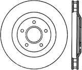 StopTech Power Slot 97-04 Chevy Corvette Front Right CRYO Rotor - 126.62060CSR