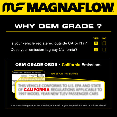 MagnaFlow Converter Direct Fit 05-12 Nissan Pathfinder 4.0L / 05-15 NIssan Xterra 4.0L - 52670