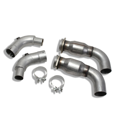 BBK 15-20 Ford Mustang GT 3in Short Mid Pipe Kit w/Cats (Use LT Header 1633/16330/1856/18560) - 1816