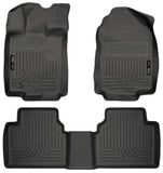 Husky Liners 10-12 Ford Fusion/Lincoln MKZ (FWD) WeatherBeater Combo Black Floor Liners - 98361