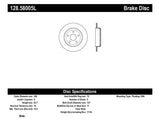 StopTech Drilled Sport Brake Rotor 11-17 Jeep Grand Cherokee (Excludes SRT8) - 128.58005L