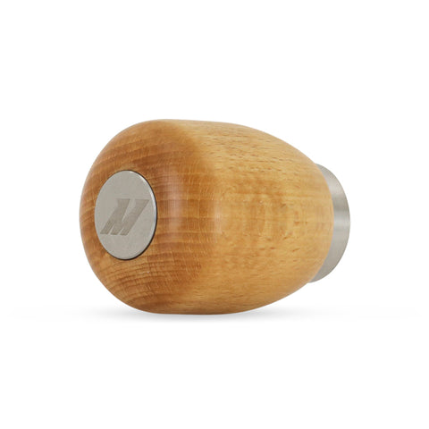 Mishimoto Short Steel Core Wood Shift Knob - Beech - MMSK-WD-SBE