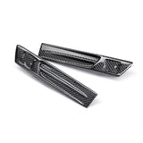 Seibon 09-10 Nissan GTR R35 Carbon Fiber Fender Duct Logos (Pair) - FDL0910NSGTR