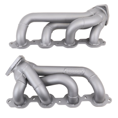 BBK 14-18 GM Truck 5.3/6.2 1 3/4in Shorty Tuned Length Headers - Titanium Ceramic - 4047