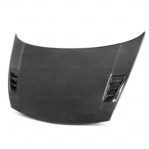 Seibon 06-10 Honda Civic 4 Door JDM / Acura CSX (FD1/2/3/5) MG II Carbon Fiber Hood - HD0607HDCV4DJ-MGII