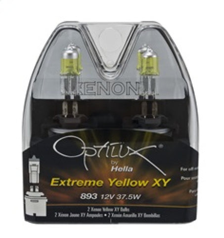 Hella Optilux 893 12V 37.5W Extreme Yellow Bulbs (Pair) - H71071192