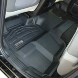 Westin 2014-2018 Chevy Silverado 1500 Dbl Cab Wade Sure-Fit Floor Liners 2nd Row - Black - 72-114058