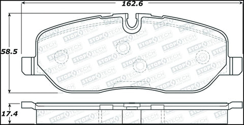 StopTech Street Brake Pads - 308.10980