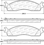 StopTech Street Brake Pads - 308.09650