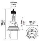 Hella 9007 HB5 12V 65/55W Halogen Bulb PX29t - 9007