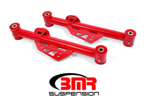 BMR 79-98 Fox Mustang Non-Adj. Lower Control Arms (Polyurethane) - Red - TCA014R