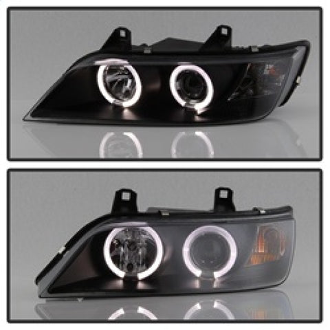 Spyder BMW Z3 96-02 Projector Headlights LED Halo Black High H1 Low H1 PRO-YD-BMWZ396-HL-BK - 5009081