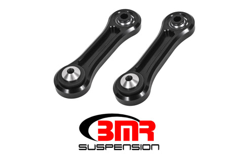 BMR 15-17 S550 Mustang Rear Lower Control Arms Vertical Link (Delrin/Bearing) - Black - TCA046