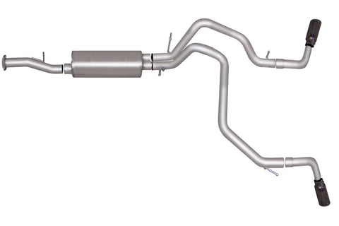 Gibson 07-09 Chevrolet Tahoe LS 4.8L 2.25in Cat-Back Dual Extreme Exhaust - Stainless - 65570