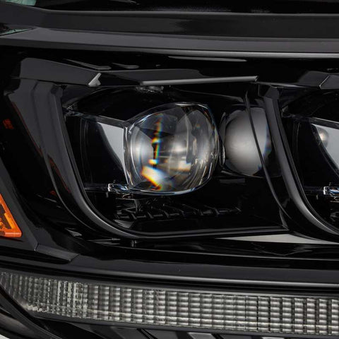 AlphaRex 19-21 Ford Ranger NOVA LED Proj Headlight Plnk Style Alpha Blk w/Activ Light/Seq Signal/DRL - 880123