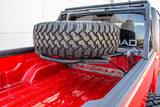 DV8 Offroad 2019+ Jeep Gladiator In-Bed Adjustable Tire Carrier - TCGL-01