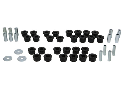 Whiteline 90-05 Mazda Miata (NA/NB Chassis) Rear Control Arm Bushing Kit - WEK099