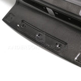 Anderson Composites 15-18 Ford Mustang Type-OE Double Sided Carbon Fiber Decklid - AC-TL15FDMU-DS