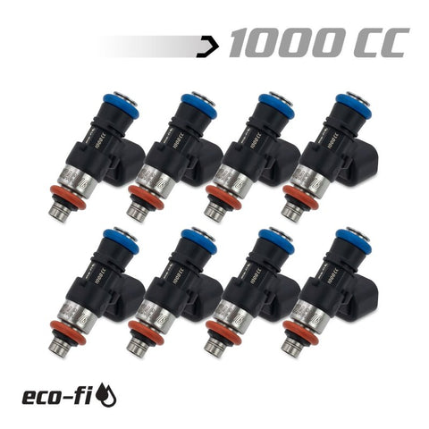 BLOX Racing Eco-Fi Street Injectors 1000cc/min GM LS3/LS7 (Set of 8) - BXEF-04914-1000-8