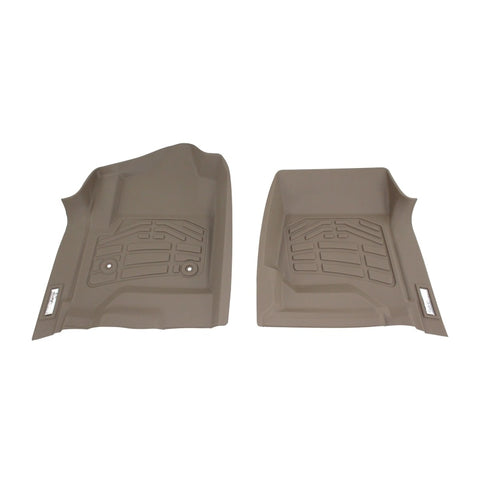 Westin 2014-2018 Chevrolet/GMC/Cadillac Silverado/Sierra 1500 Wade Sure-Fit Floor Liners Front - Tan - 72-130052