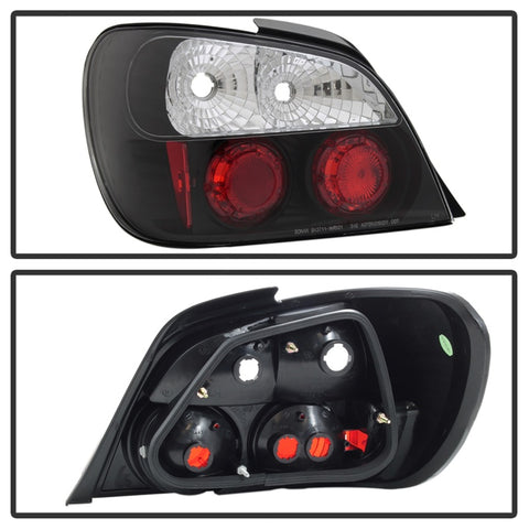 Spyder Subaru Impreza WRX/Sti 02-03 4Dr (Not Fit Wagon)Euro Style Tail Lights Black ALT-YD-SI01-BK - 5007193