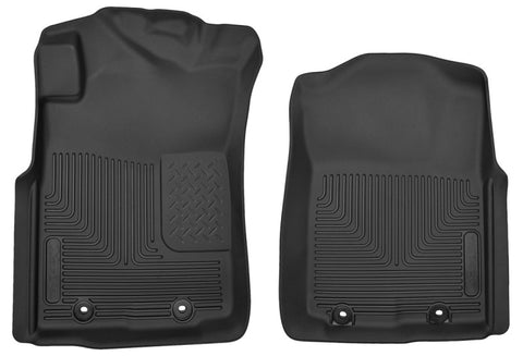 Husky Liners 12-14 Toyota Tacoma Pickup(Crew / Ext / Std Cab) X-Act Contour Black Front Floor Liners - 53701