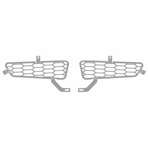 Putco 15-20 Ford F-150 Raptor - Hex Style - Polished SS Bumper Grille Inserts - 86168