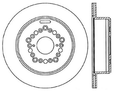 StopTech CryoStop Rotor - Rear - 120.44084CRY