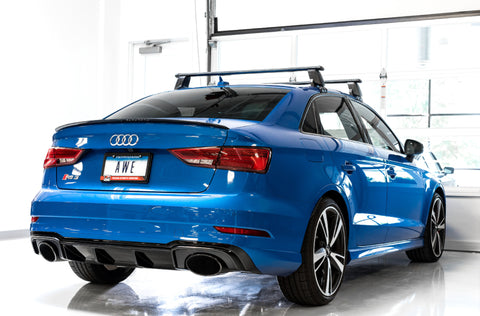 AWE Tuning 17-19 Audi RS3 8V SwitchPath Exhaust w/Diamond Black RS-Style Tips - 3025-33034