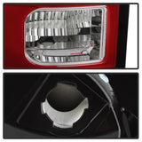 Spyder 13-14 Dodge Ram 1500 LED Tail Lights - Red Clear ALT-YD-DRAM13V2-LED-RC - 5084071