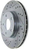 StopTech Select Sport 07-12 Chrysler Sebring Slotted / Drilled 1PC Right Front Rotor - 227.63067R