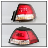 Spyder Pontiac G8 08-09 Version 2 Light Bar LED Tail Lights - Red Clear- ALT-YD-PG808V2-LB-RC - 5086075