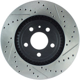 StopTech Slotted & Drilled Sport Brake Rotor - 2015 Ford Mustang Non-Brembo - Front Left - 127.61114L