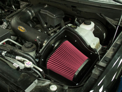 Airaid 09-10 Ford F-150/ 07-13 Expedition 5.4L CAD Intake System w/ Tube (Dry / Red Media) - 401-231