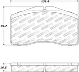 StopTech Street Touring 92-98 Porsche 911 Front Brake Pads - 308.05940