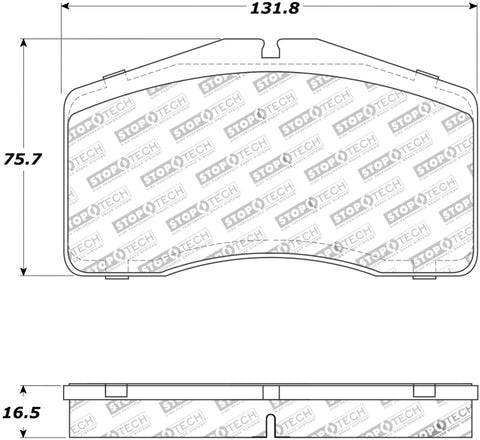 StopTech Street Touring 92-98 Porsche 911 Front Brake Pads - 308.05940