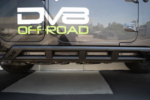 DV8 Offroad 18-23 Jeep Wrangler JL 4 Door FS-15 Series Rock Sliders - SRJL-07