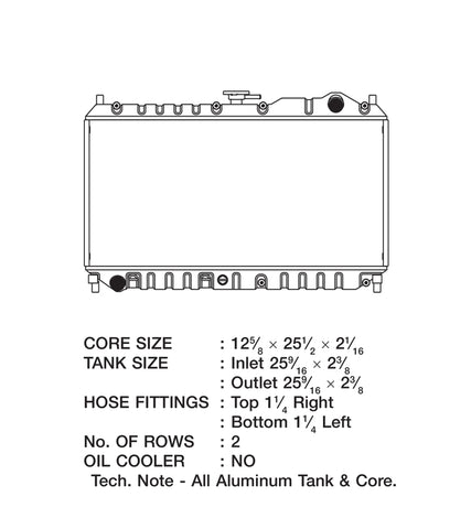 CSF 98-05 Mazda Miata Radiator - 2863