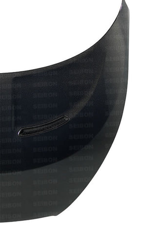 Seibon 12-13 Hyundai Veloster 2 Door Hatchback OEM Carbon Fiber Hood - HD1213HYVEL-OE