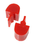 Energy Suspension GM Pull Thru Style Red Bump Stop Set - 3.9102R