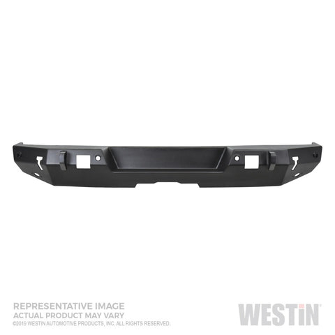 Westin 2020 Jeep Gladiator w/Sensors WJ2 Rear Bumper w/Sensor - Textured Black - 59-82075