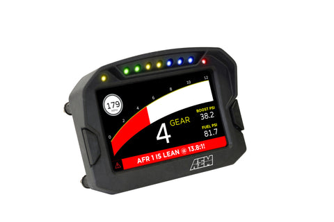 AEM CD-5G Carbon Digital Dash Display w/ Interal 10Hz GPS & Antenna - 30-5602