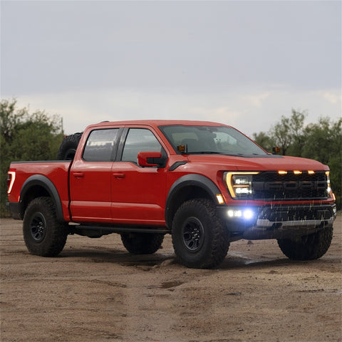 Rigid Industries 2021+ Ford Raptor Triple Fog Lights Kit - 46738