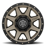 ICON Rebound HD 18x9 8x6.5 12mm Offset 5.5in BS 121.4mm Bore Bronze Wheel - 1818908055BR