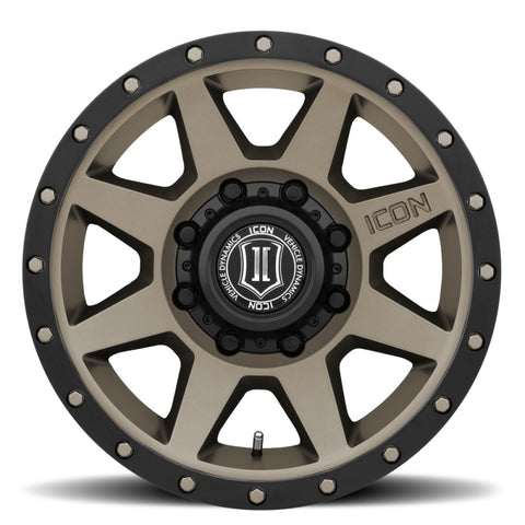 ICON Rebound HD 18x9 8x6.5 12mm Offset 5.5in BS 121.4mm Bore Bronze Wheel - 1818908055BR